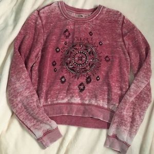LA Hearts Cropped Sweater